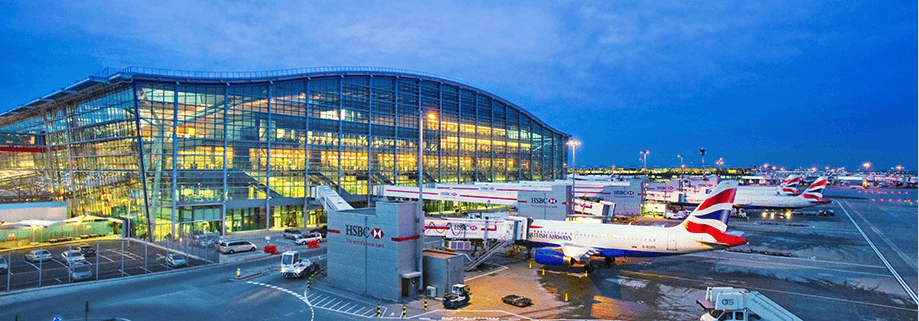 Heathrow airport terminal