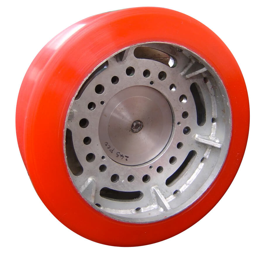 Polyurethane Launch and recovery-system wheel