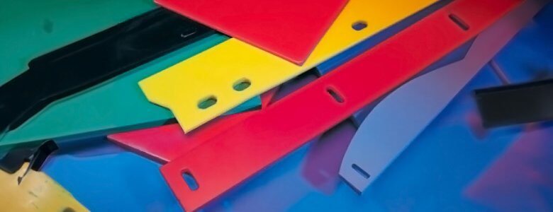polyurethane sheets in different colours and sizes