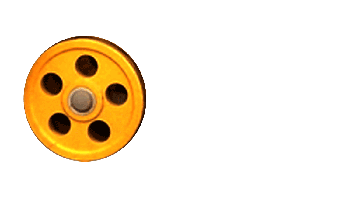 Polyurethane wheels for diggers and dumpers